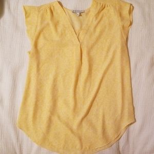 Flutter sleeve Chaus top